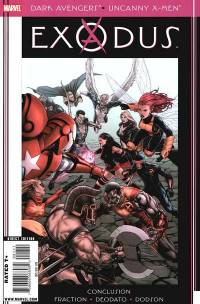 Обложка Комикса: «Dark Avengers/Uncanny X-Men: Exodus: #1»