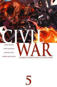 Обложка Комикса: «Civil War: #5»