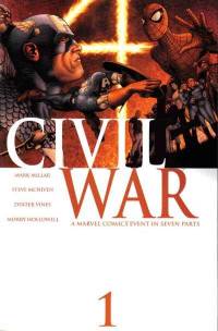 Обложка Комикса: «Civil War: #1»