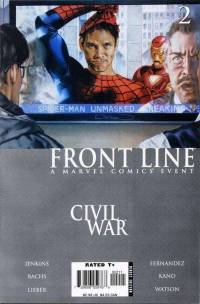 Обложка Комикса: «Civil War: Front Line: #2»