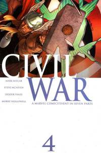 Обложка Комикса: «Civil War: #4»