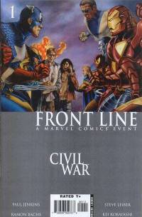 Обложка Комикса: «Civil War: Front Line: #1»