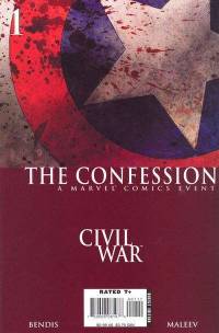 Обложка Комикса: «Civil War: The Confession: #1»