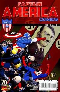 Обложка Комикса: «Captain America Comics 70th Anniversary Special: #1»