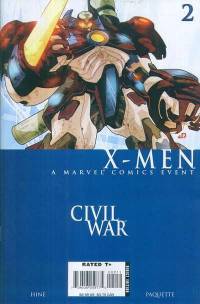 Обложка Комикса: «Civil War: X-Men: #2»