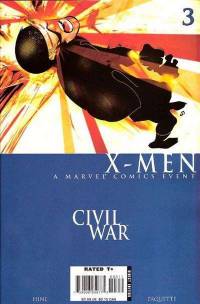 Обложка Комикса: «Civil War: X-Men: #3»