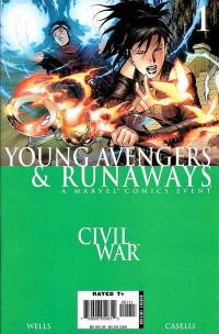 Обложка Комикса: «Civil War: Young Avengers & Runaways: #1»