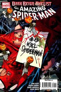 Обложка Комикса: «Dark Reign: The List - Amazing Spider-Man: #1»