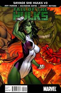Обложка Комикса: «Fall of the Hulks: The Savage She-Hulks: #2»