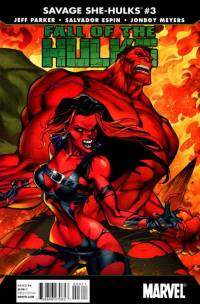Обложка Комикса: «Fall of the Hulks: The Savage She-Hulks: #3»