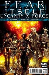 Обложка Комикса: «Fear Itself: Uncanny X-Force: #1»