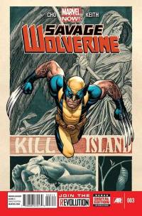 Обложка Комикса: «Savage Wolverine: #3»