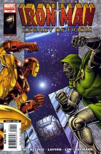 Обложка Комикса: «Iron Man: Legacy of Doom: #1»