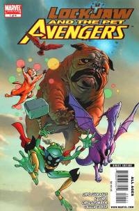 Обложка Комикса: «Lockjaw and the Pet Avengers: #1»