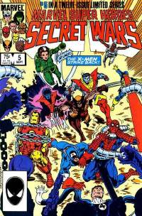 Обложка Комикса: «Marvel Super Heroes Secret Wars: #5»