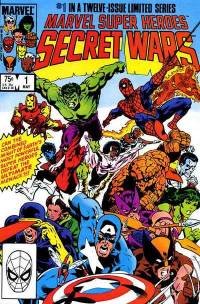 Обложка Комикса: «Marvel Super Heroes Secret Wars: #1»