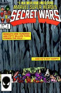 Обложка Комикса: «Marvel Super Heroes Secret Wars: #4»