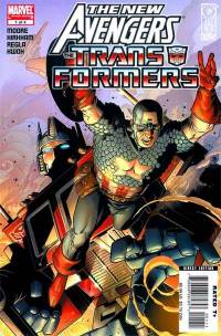 Обложка Комикса: «New Avengers / Transformers: #1»