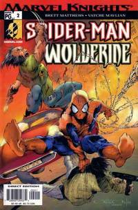 Обложка Комикса: «Marvel Knights: Spider-Man & Wolverine: #2»