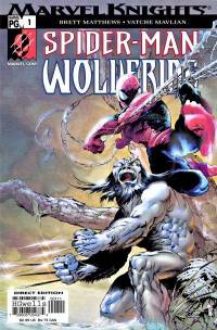Обложка Комикса: «Marvel Knights: Spider-Man & Wolverine: #1»
