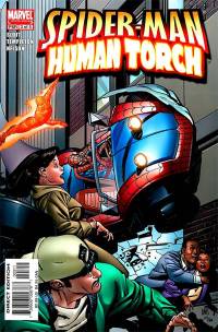 Обложка Комикса: «Spider-Man/Human Torch: #3»