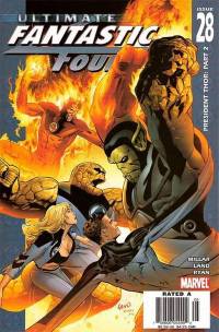 Обложка Комикса: «Ultimate Fantastic Four: #28»